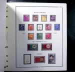 1924-2015 Collection de timbres d'Algérieen 4 albums,