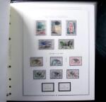 1924-2015 Collection de timbres d'Algérieen 4 albums,