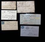 1623-1872 +25 lettres avec marques du 18e siècle,