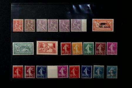1900-1930 Petit lot de semi-modernes avec Mouchon,