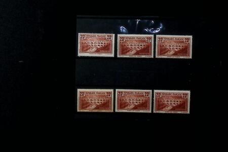1900-1930 Petit lot de semi-modernes avec Mouchon,