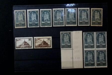1900-1930 Petit lot de semi-modernes avec Mouchon,