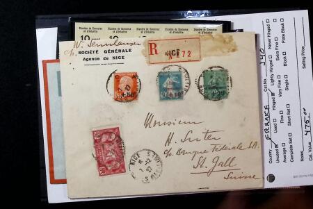 1900-1930 Petit lot de semi-modernes avec Mouchon,