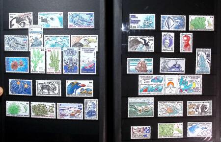 1948-89 Collection neuve ** des TAAF avec bonnes