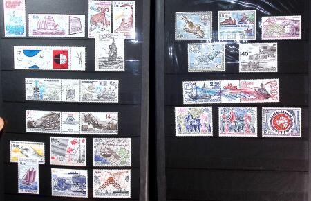 1948-89 Collection neuve ** des TAAF avec bonnes