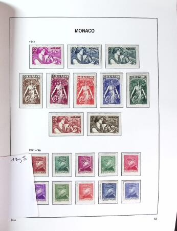 1885-1987 Collection bien avancée de timbres neufs