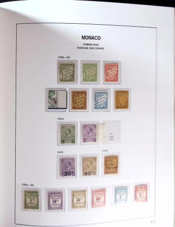 1885-1987 Collection bien avancée de timbres neufs