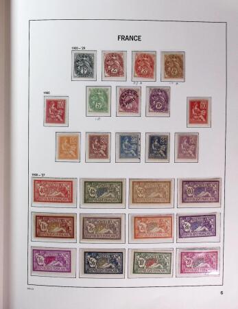 1849-1969 Collection de timbres de France en 2 albums