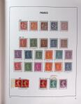 1849-1969 Collection de timbres de France en 2 albums