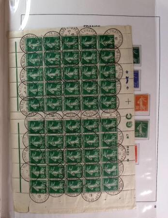 1849-1969 Collection de timbres de France en 2 albums