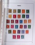 1849-1969 Collection de timbres de France en 2 albums