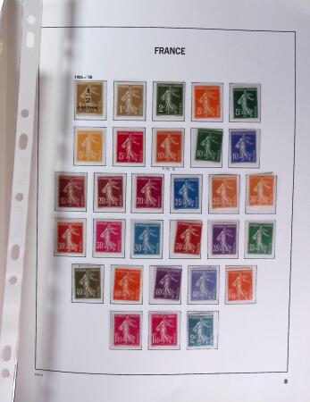 1849-1969 Collection de timbres de France en 2 albums
