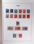 1849-1969 Collection de timbres de France en 2 albums