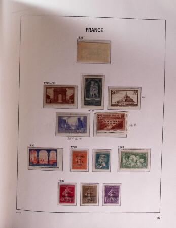 1849-1969 Collection de timbres de France en 2 albums