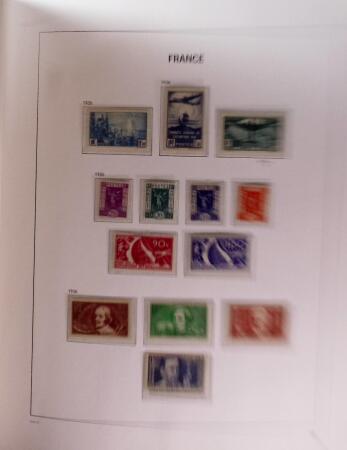 1849-1969 Collection de timbres de France en 2 albums