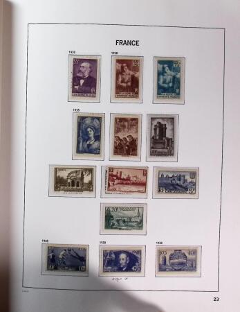 1849-1969 Collection de timbres de France en 2 albums