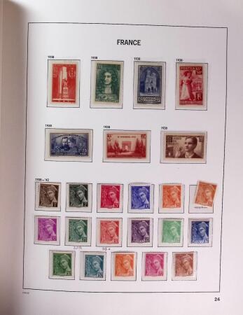 1849-1969 Collection de timbres de France en 2 albums