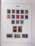 1849-1969 Collection de timbres de France en 2 albums