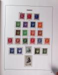 1849-1969 Collection de timbres de France en 2 albums