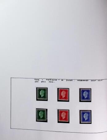 1849-1969 Collection de timbres de France en 2 albums