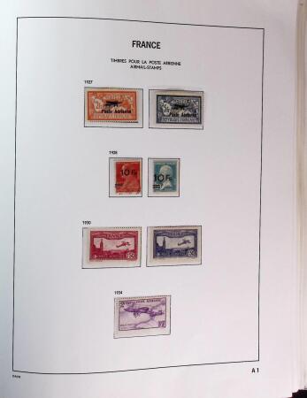 1849-1969 Collection de timbres de France en 2 albums