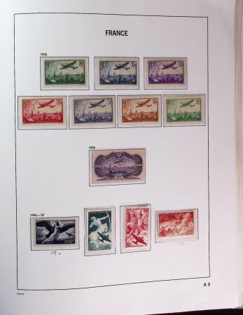 1849-1969 Collection de timbres de France en 2 albums