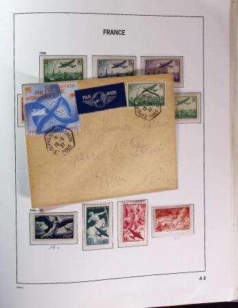 1849-1969 Collection de timbres de France en 2 albums