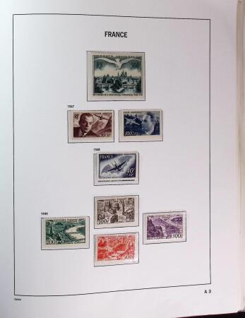 1849-1969 Collection de timbres de France en 2 albums
