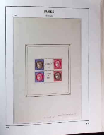 1849-1969 Collection de timbres de France en 2 albums