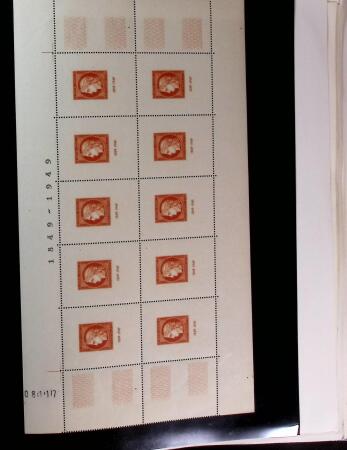 1849-1969 Collection de timbres de France en 2 albums