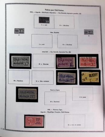 1849-1969 Collection de timbres de France en 2 albums