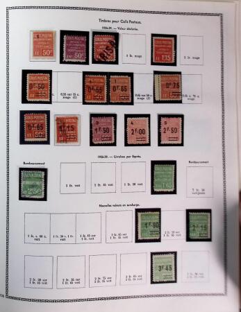 1849-1969 Collection de timbres de France en 2 albums