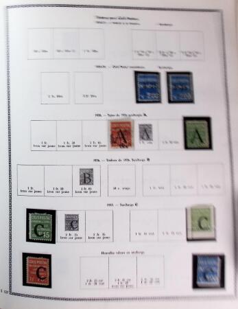 1849-1969 Collection de timbres de France en 2 albums