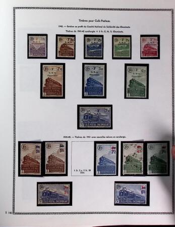 1849-1969 Collection de timbres de France en 2 albums