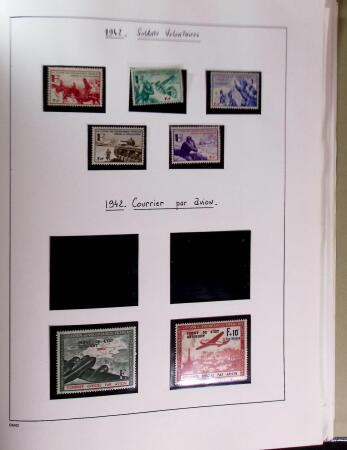 1849-1969 Collection de timbres de France en 2 albums