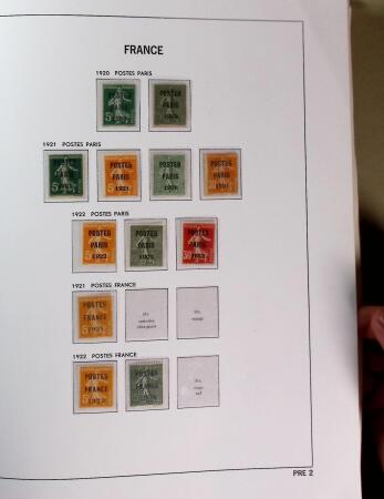 1849-1969 Collection de timbres de France en 2 albums