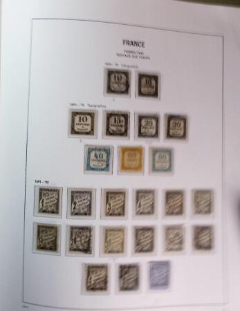 1849-1969 Collection de timbres de France en 2 albums