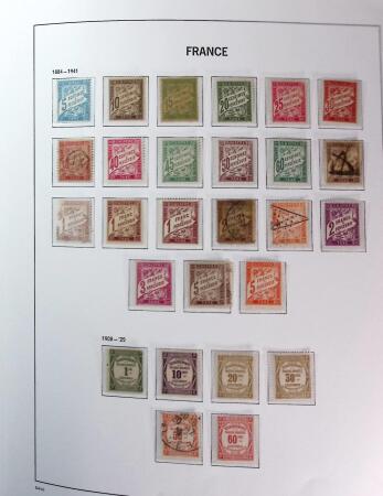 1849-1969 Collection de timbres de France en 2 albums