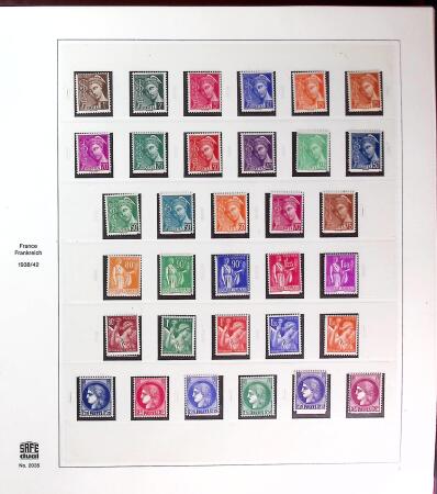 1938-98 Collection de timbres neufs de France en