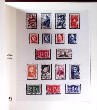 1938-98 Collection de timbres neufs de France en