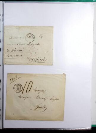1764-1900 Lot de lettres classiques, dont un 20c bleu