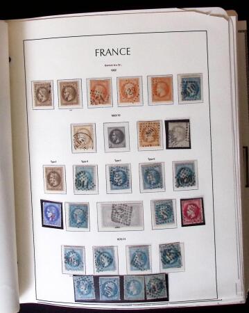 1849-1966 Collection en 1 album commençant par des oblitérés comme 41B signé