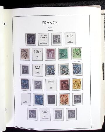 1849-1966 Collection en 1 album commençant par des oblitérés comme 41B signé