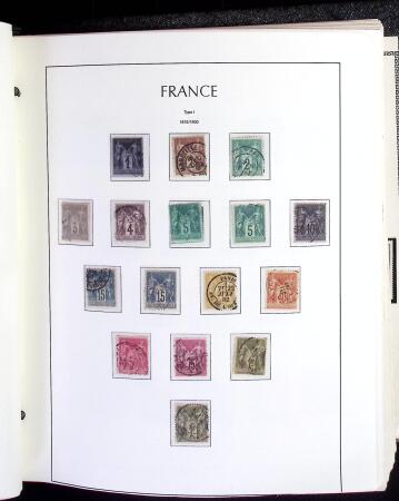 1849-1966 Collection en 1 album commençant par des oblitérés comme 41B signé