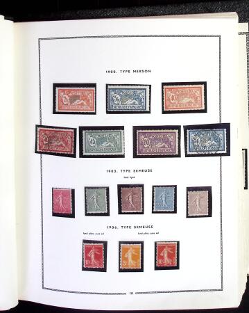 1849-1966 Collection en 1 album commençant par des oblitérés comme 41B signé