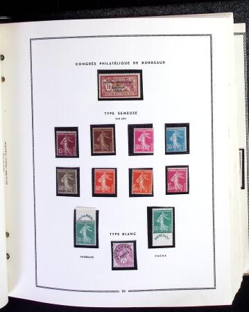 1849-1966 Collection en 1 album commençant par des oblitérés comme 41B signé