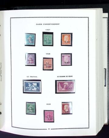 1849-1966 Collection en 1 album commençant par des oblitérés comme 41B signé