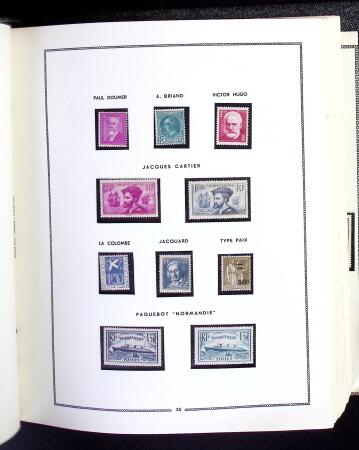 1849-1966 Collection en 1 album commençant par des oblitérés comme 41B signé
