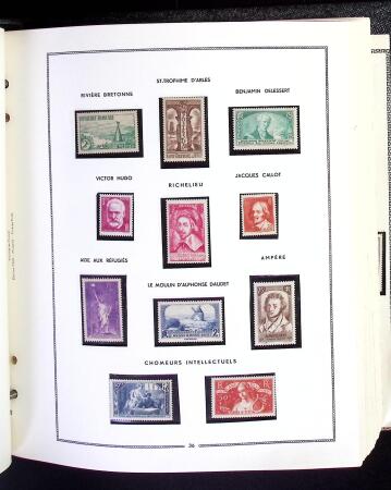 1849-1966 Collection en 1 album commençant par des oblitérés comme 41B signé