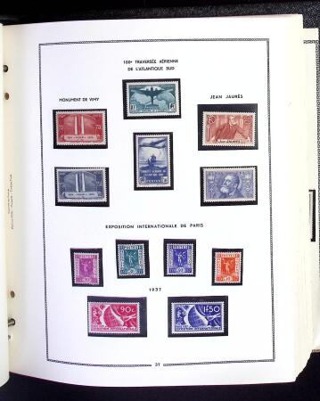 1849-1966 Collection en 1 album commençant par des oblitérés comme 41B signé